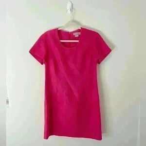 Barbie Pink Linen dress, Stephanie Andrews Barbiecore